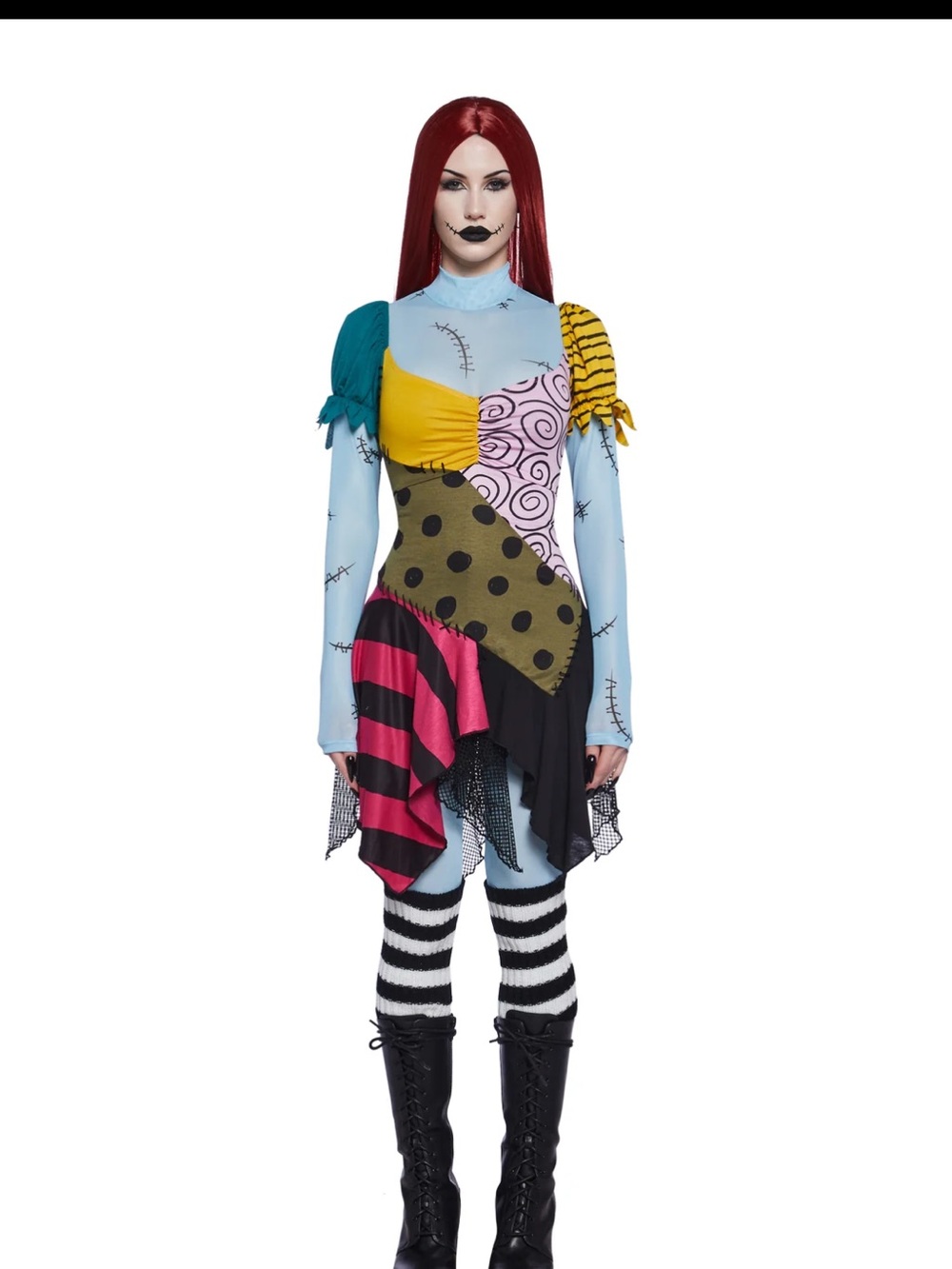 Dolls Kill Trick ’r Treatz Sally Adult Costume Size S NWT Complete Set
